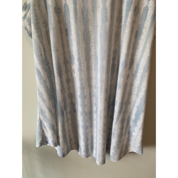 Athleta Tie Dye Blue & White Tank Top Size XL - Picture 4 of 9